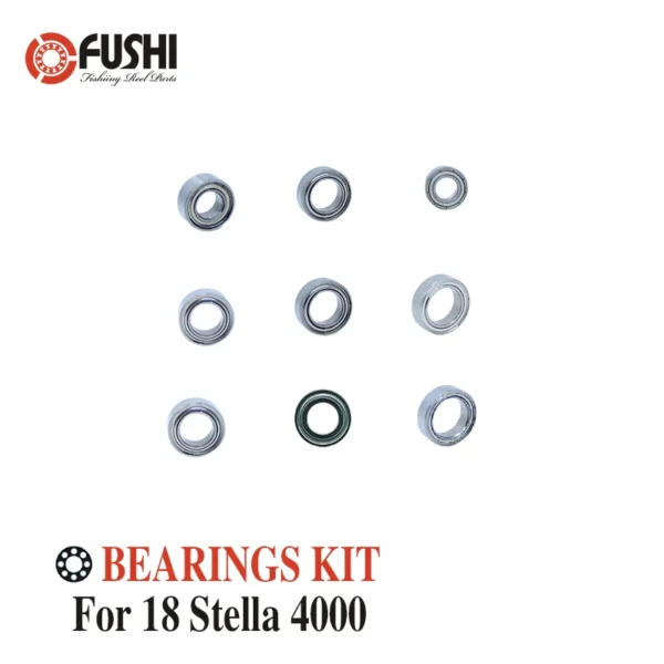 Fishing Reel Stainless Steel Ball Bearings Kit For Shimano 18 Stella 4000 / 03808 Spinning reels Bearing Kits - Image 6