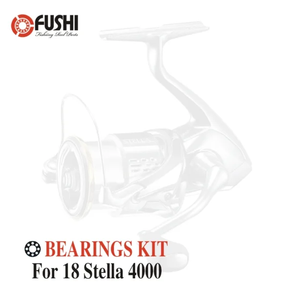 Fishing Reel Stainless Steel Ball Bearings Kit For Shimano 18 Stella 4000 / 03808 Spinning reels Bearing Kits - Image 2