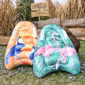 Inflatable Body Boards with Handles for Water Slides, Surfing Board for Slip Slide, Swimming Pool Floating Water Boards